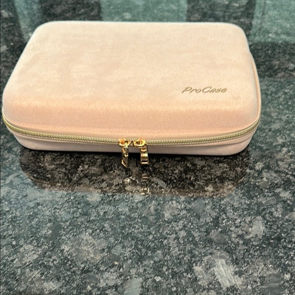 ProCase Blush Jewelry Organizer Zippered Binder Hard Outer Case NWOT - Picture 3 of 16
